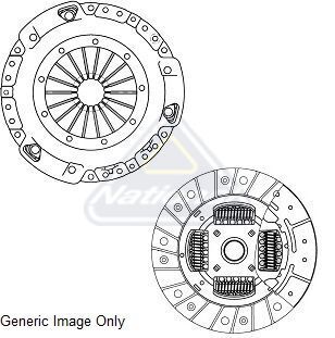 Комплект зчеплення Connect 1.8TDCi (02-13) (235mm)