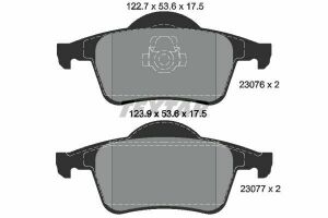 Колодки гальмівні (задні) Volvo S60/S70/S80/V70 96- (Teves) Q+