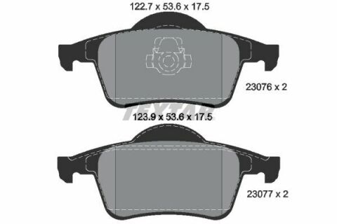 Колодки гальмівні (задні) Volvo S60/S70/S80/V70 96- (Teves) Q+ Колодки гальмівні (задні) Volvo S60/S70/S80/V70 96- (Teves) Q+
