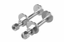 Комплект болтів з шестигранною головкою з чорного металу в наборі з гайками