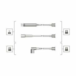 комплект высоковольтных проводов EQ OPEL ASTRA, VECTRA [941319170047]