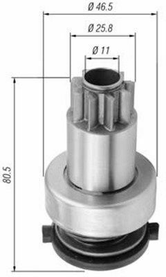 Бендикс (z=9) VW Polo 1,4/1,6, Lupo 1,4 SKODA Fabia 1,4 SEAT 1,4: Arosa, Cordoba, Ibiza