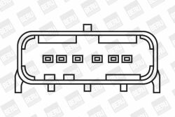 Котушка запалювання PEUGEOT 407 2,2 16V 05-, 606 2,2 16V 00-.