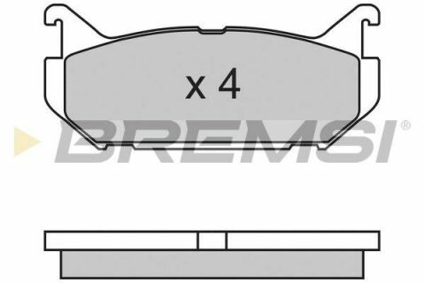 Тормозные колодки зад. Mazda 626 91-02 (akebono)