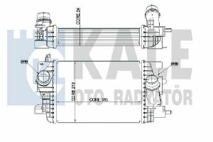 KALE OPEL Інтеркулер Meriva B 1.3CDTI 10-