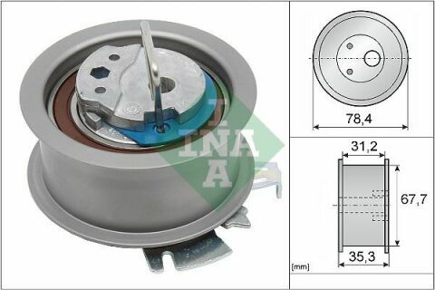 Ролик ГРМ VW T5 1.9TDI/Caddy III 1.9TDI//2.0SDI/TDI, 03- (натяжний) Ролик ГРМ VW T5 1.9TDI/Caddy III 1.9TDI//2.0SDI/TDI, 03- (натяжний)