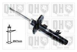 Амортизатор газовый передний, левый, d=47mm