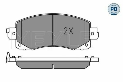 Колодки тормозные (передние) Subaru Impreza 2.0 i 16-/XV 1.6-2.0 i 17-