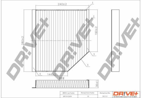 DP1110.12.0058 Drive+ - Фільтр салону