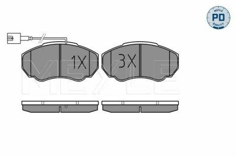 Колодки гальмівні (передні) Citroen Jumper/Fiat Ducato/Peugeot Boxer 02- R15