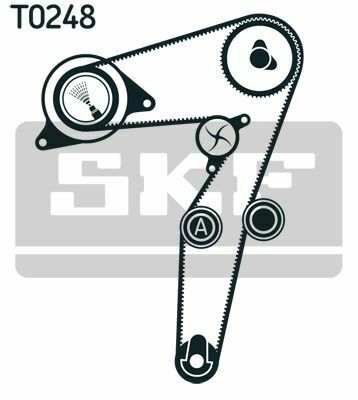 VKMC 02193-2 SKF - Насос охлаждающей жидкости + комплект ремня зубчатого