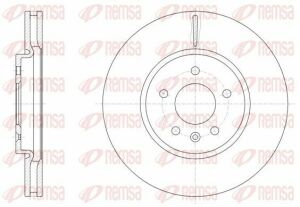 Диск тормозной передний OPEL ASTRA J 10-