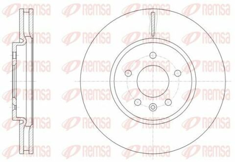 Диск гальмівний передній  OPEL ASTRA J 10-