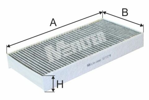 Фильтр салона Citr C5/C6/Peug 407 04-(угольный)