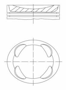 Поршень CITROEN BERLINGO/PEUGEOT 308 1.6 07- (77.5mm)