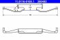 Планка супорта (переднього) прижимна BMW 3 (E36/E46)/Z3 (E36)/Z4 (E85) 1.6-3.0 90-09 (к-кт) M40/M43/M44/M47/M50/M51/M52/M54, фото 3 - інтерент-магазин Auto-Mechanic