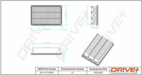 DP1110.10.0520 Drive+ Фільтр повітря