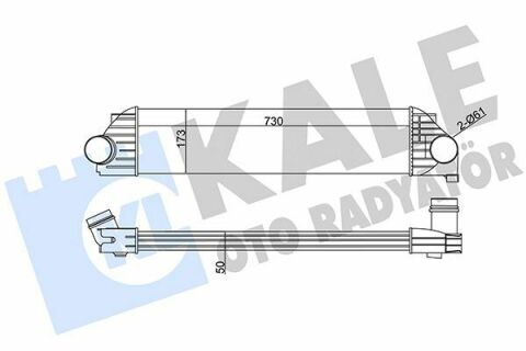 KALE RENAULT Інтеркулер Master III 2.3dCi,Opel Movano B 2.3CDTI,Nissan NV400