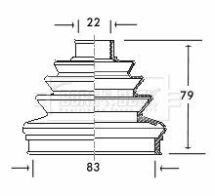 Пыльник приводного вала