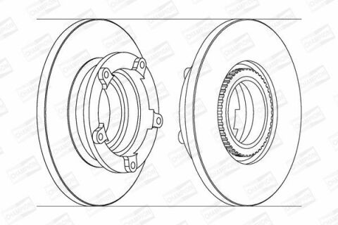 CHAMPION FORD Диск гальмівний задн. Transit 06-