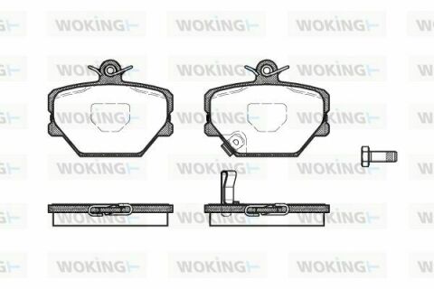 Гальмівні колодки пер. City Coupe/Crossblade/Fortwo (98-14)