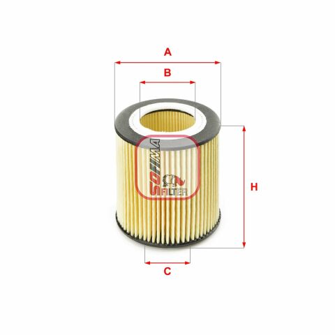 Фільтр масляний BMW (E90/F30)/5 (E60/F10) 05-16 (N52/N53/N20/N55)