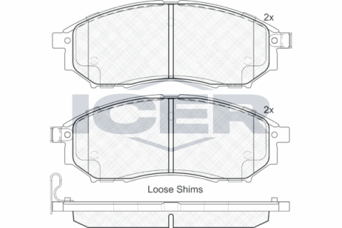 Колодки тормозные (передние) Renault Koleos 08-/Nissan Qashqai 07-13/Pathfinder/NP300/Murano 05-