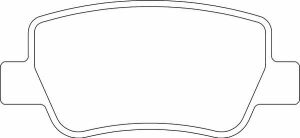 Комплект тормозных колодок, дисковый тормоз