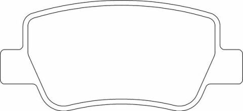 Комплект тормозных колодок, дисковый тормоз