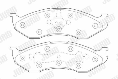 Колодки гальмівні передні cherokee, grand cherokee, wrangler 2.1/2.5 90- Колодки гальмівні передні cherokee, grand cherokee, wrangler 2.1/2.5 90-