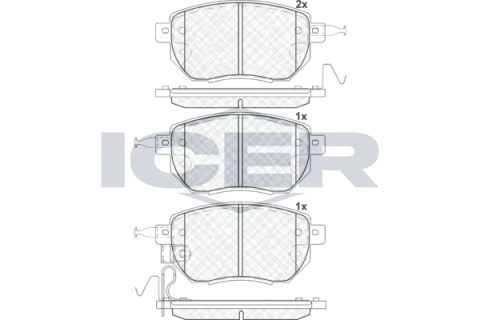 Колодки тормозные (передние) Nissan Maxima 97-00/Murano 03-14/Teana 03-08/Infiniti FX 03-11/M37 11-