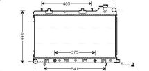 Радіатор охолодження SUBARU FORESTER (2002) 2.5