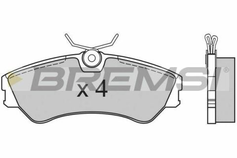 Гальмівні колодки пер. T4 90-03 (TRW) R14