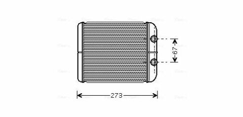 RENAULT Радіатор опалення ESPACE IV 1.9, 2.0, 2.2, 3.0, 3.5 02-