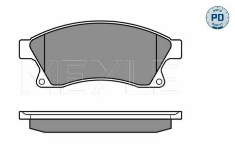 Колодки гальмівні (передні) Chevrolet Aveo 11-/Opel Astra J 09-