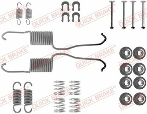 Комплект пружинок колодок ручника Toyota Rav4 96-05