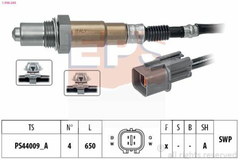 Ламбда зонд ACCENT i25 IV 1.6 10-, TUCSON 1.6 T-GDi 15-20, ix20 (JC) 1.4 10-19, KIA CEED (JD) 1.6 GDI 12-18 HYUNDAI