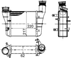 Интеркулер AUDI A4/SEAT EXEO Интеркулер AUDI A4/SEAT EXEO