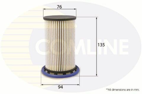 EFF247 Comline - Фильтр топлива (аналог WF8470/KX342)