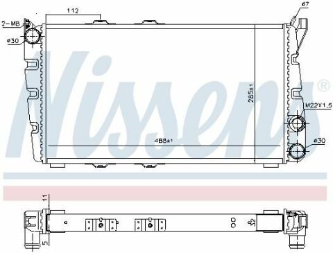 Радиатор SD 105(76-)L(+)[OE 113610502]