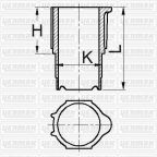 Гільза циліндра (розмір відп. 86.00/STD) Master Trafic 2.1D (R18-25 TD - J8 S)