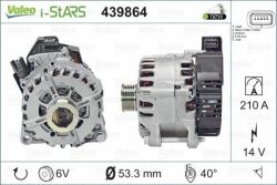 Генератор VALEO / для авто с функцией старт-стоп / 14V / 210A /