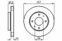 Диск тормозной передний HYUNDAI Sonata, Lantra - 96- (257*24), фото 1 - интернет-магазин Auto-Mechanic