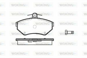 Гальмівні колодки пер. AUDI A4/SEAT CORDOBA/VW PASSAT 1.6-1.9DH 94-02 (TRW)