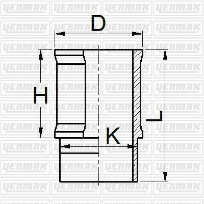 Рабочая втулка цилиндра CITROEN 1.4 (размер отв. 75/STD)(205 GR-405-309-306)