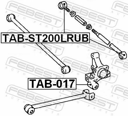 Сайлентблок задньої поперечної тяги Camry/Carina 92-07