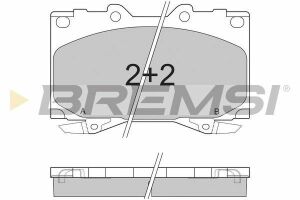 Тормозные колодки пер. Toyota Land Cruiser 90-09 (Сумитомо)