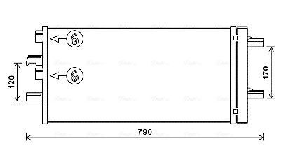 радіатор кондиціонера (конденсатор) з осушувачем cooper, mini one, mini Clubman