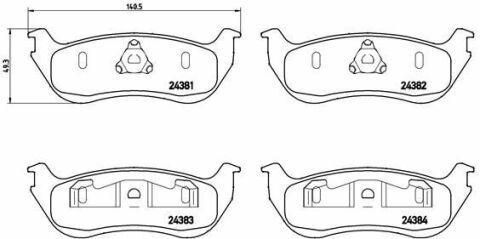 Гальмівні колодки дискові