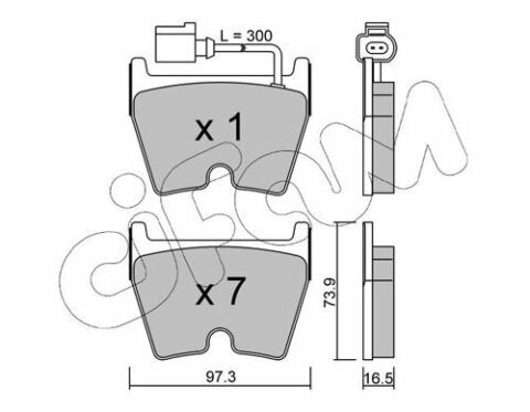 Тормозные колодки перед. Q3 RS 2.5 13-18, A3 Sportback RS3 15- AUDI